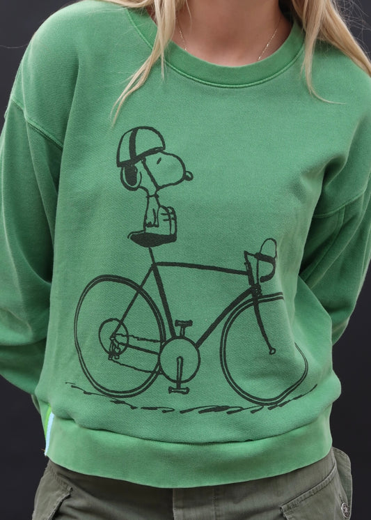 Snoopy Sweatshirt Green
