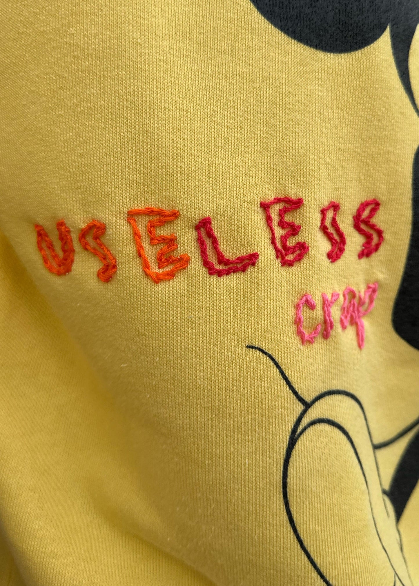 Yellow Mickey Sweat