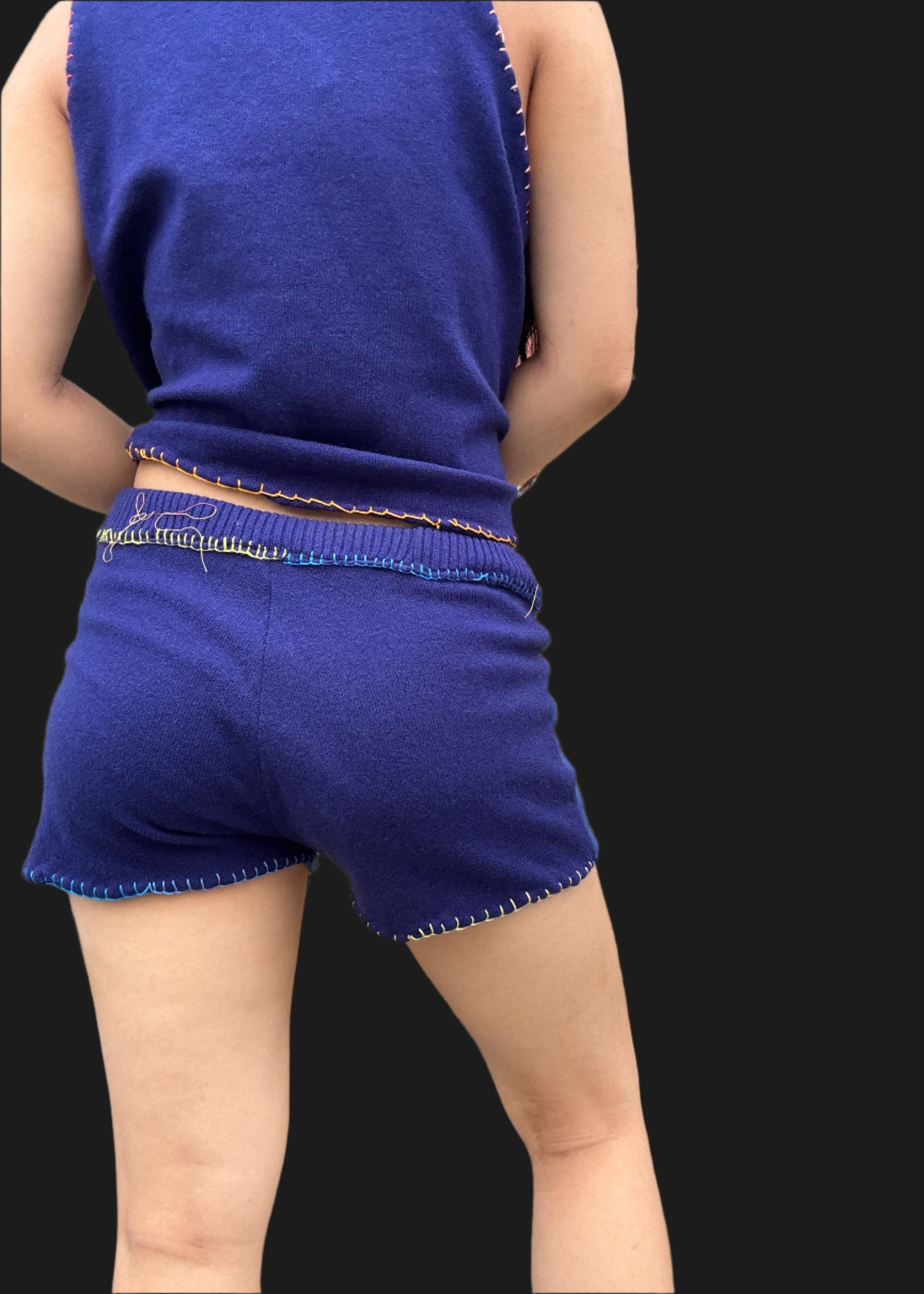 Blue Cashmere Tank