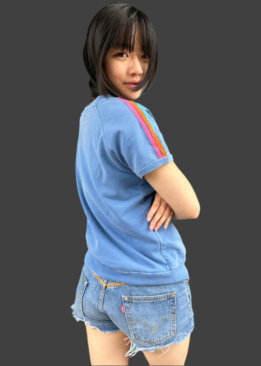 Sportif-Style Blue Sweat