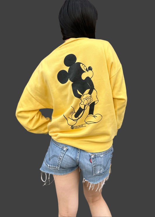 Yellow Mickey Sweat