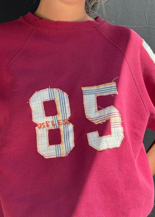 Letterman Short Sleeve Sweat