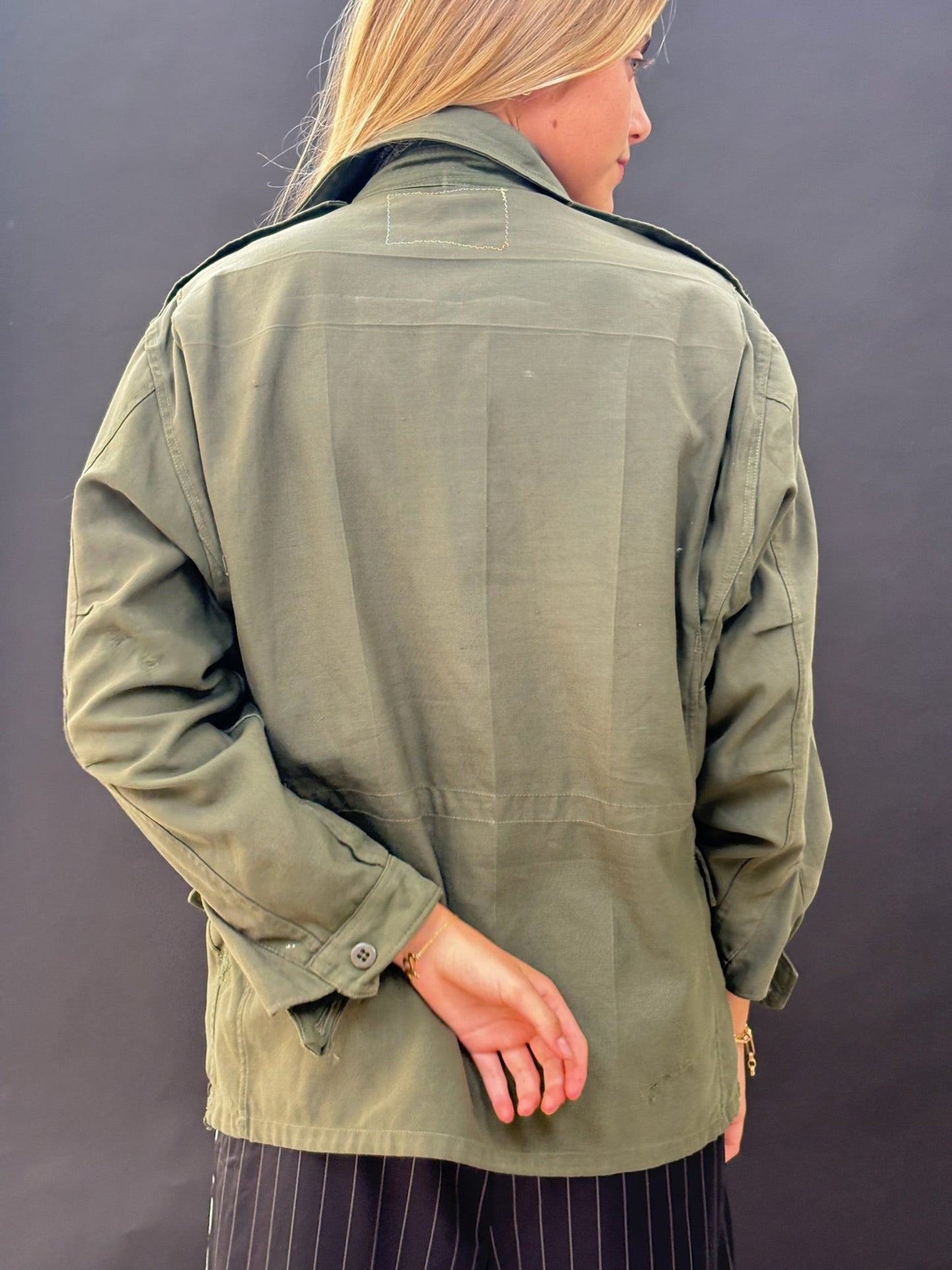 Army Jacket with Embroidery
