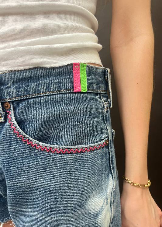 Zig Zag Levi's Cut Offs