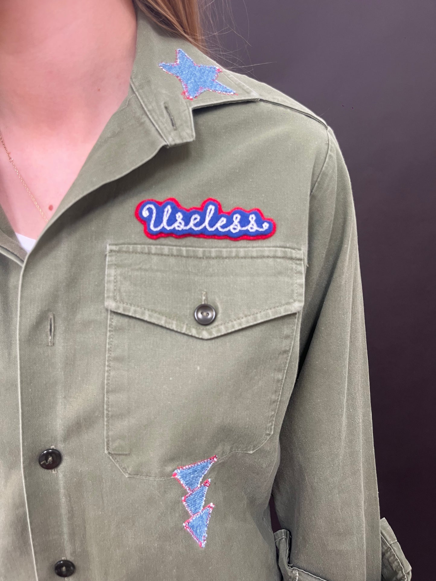 Army Shirt with Patches