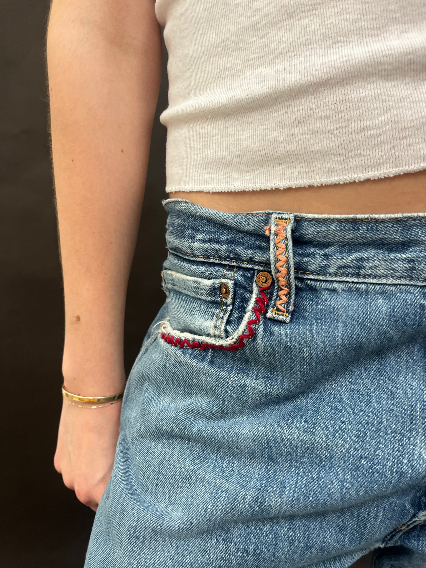 Levi's Zig Zag Stitching