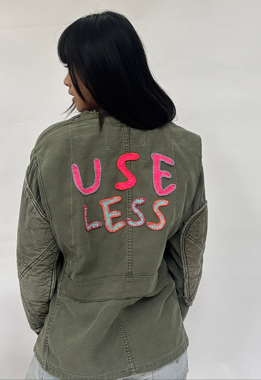 Army Jacket With Appliqué