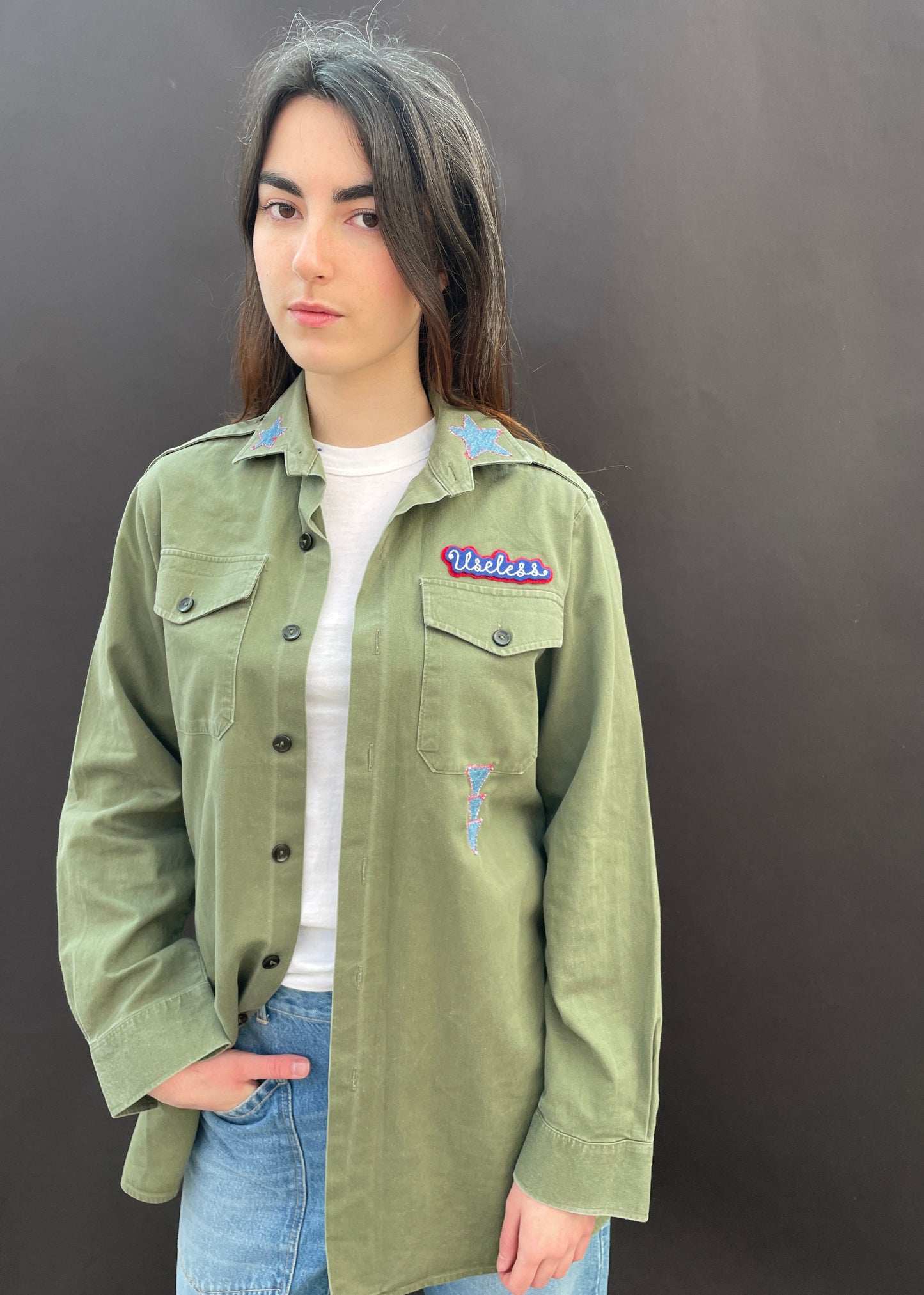 Army Shirt with Patches