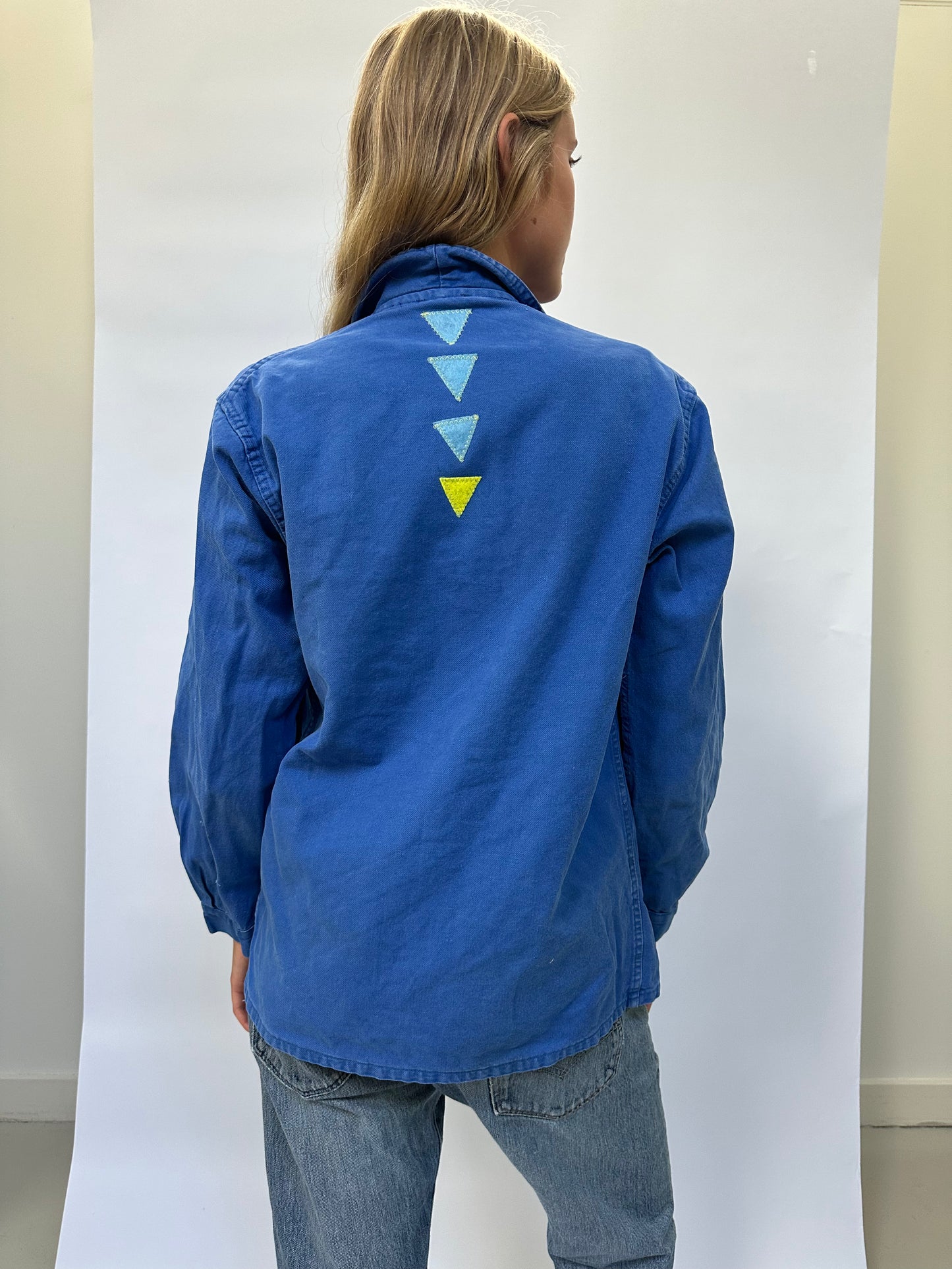051 Upcycled French Workwear Jacket Mickey