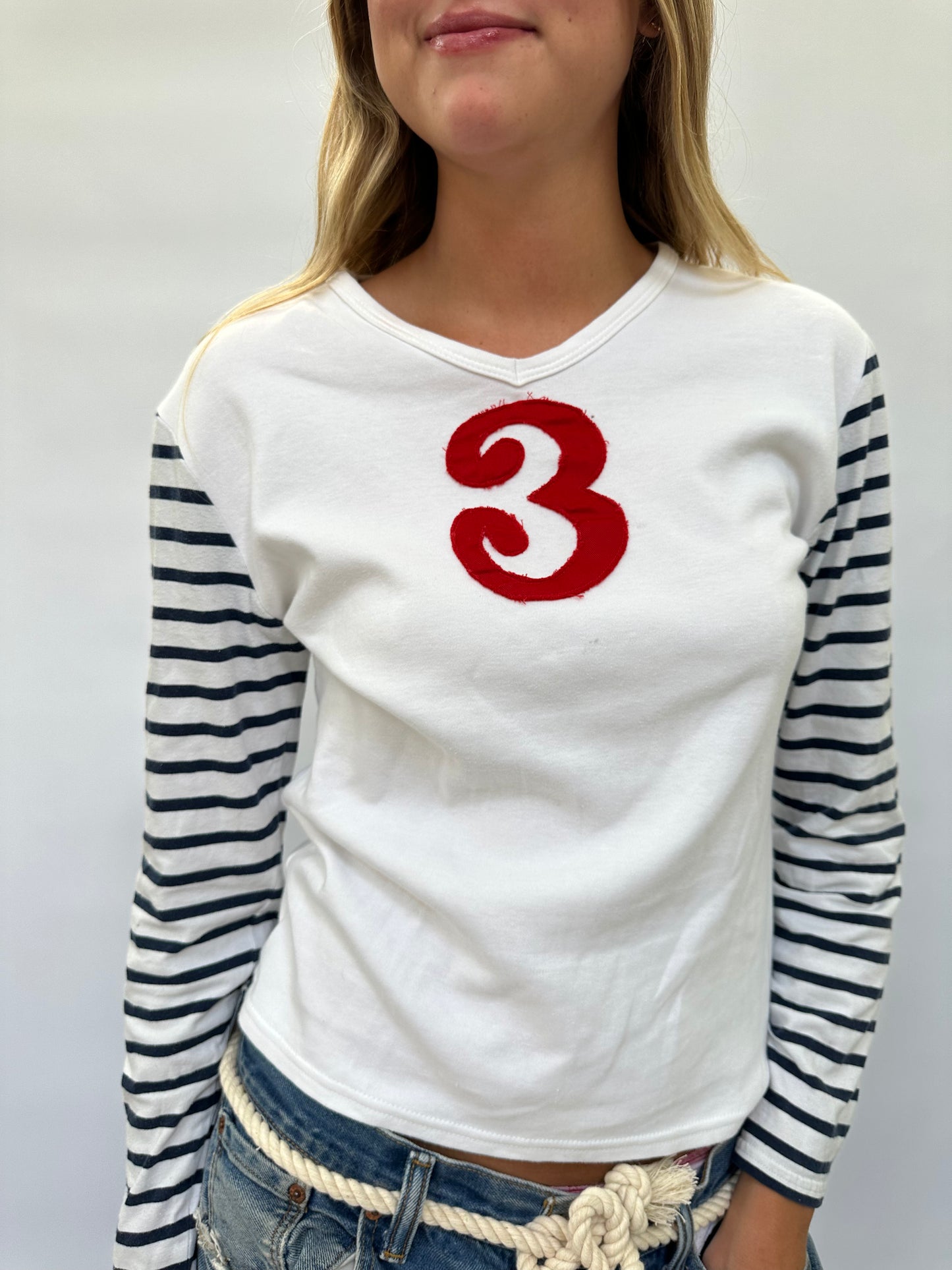 Stripy Top Long Sleeves