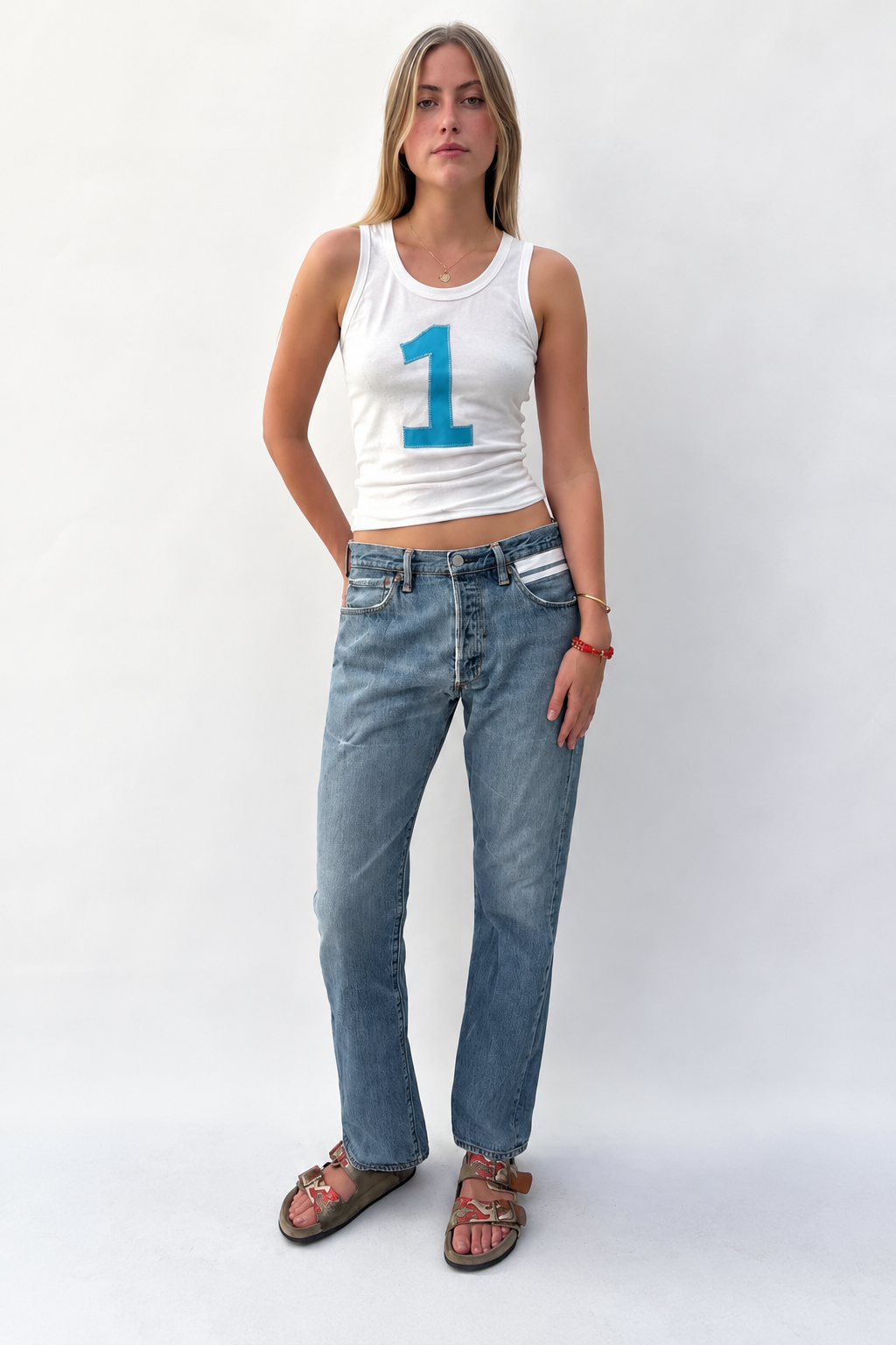 061 "1" Tank Top