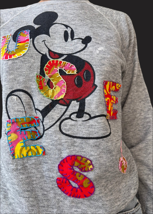 Mickey Mouse Appliqué Sweatshirt
