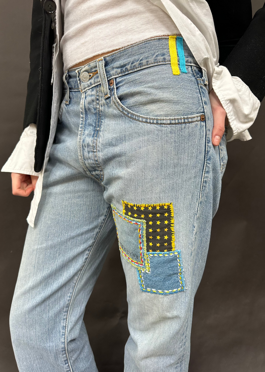 Patched up Levi's