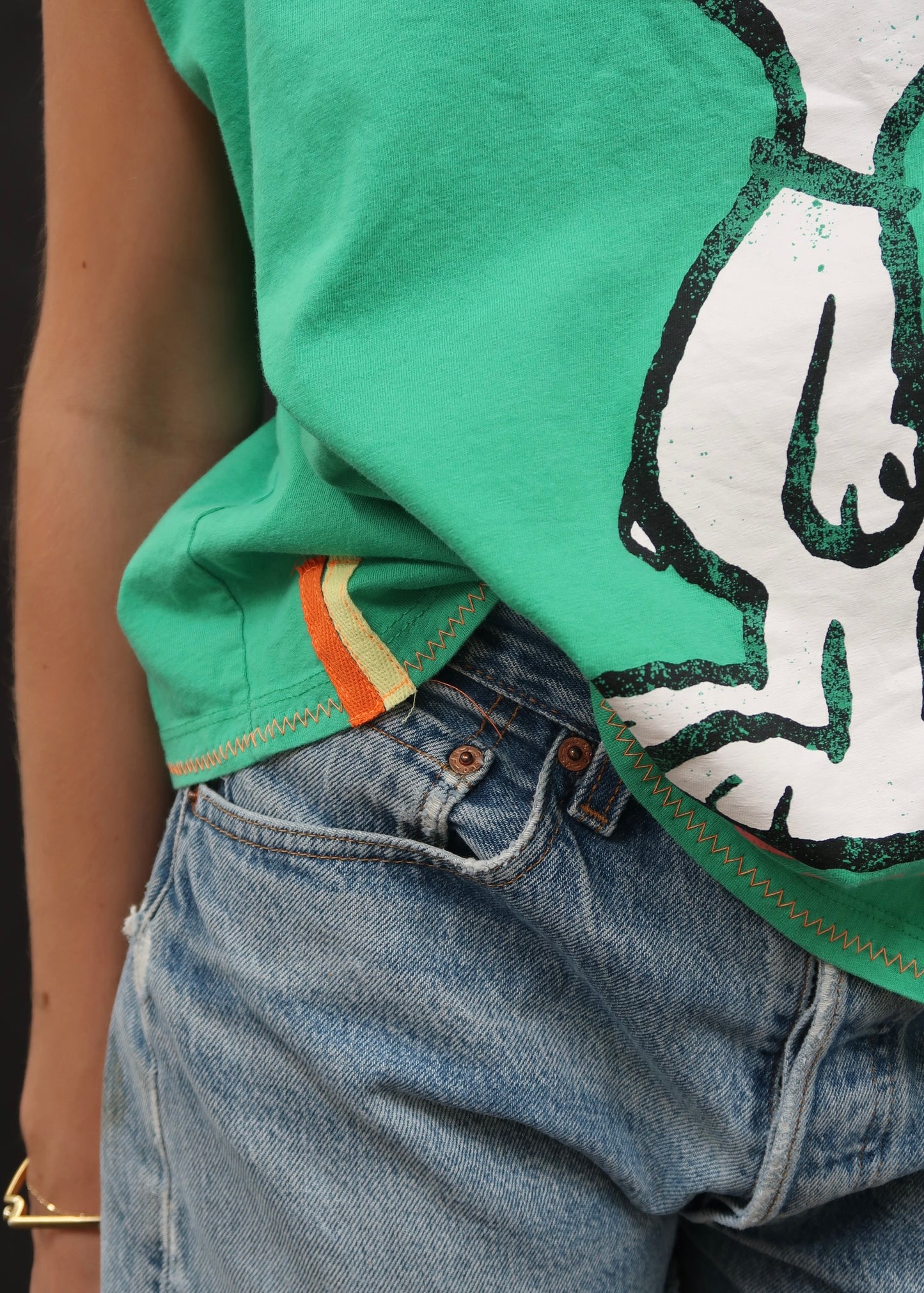 Snoopy T Shirt Green