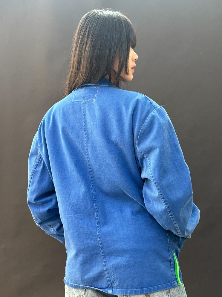 Blue Bolt Worker Jacket