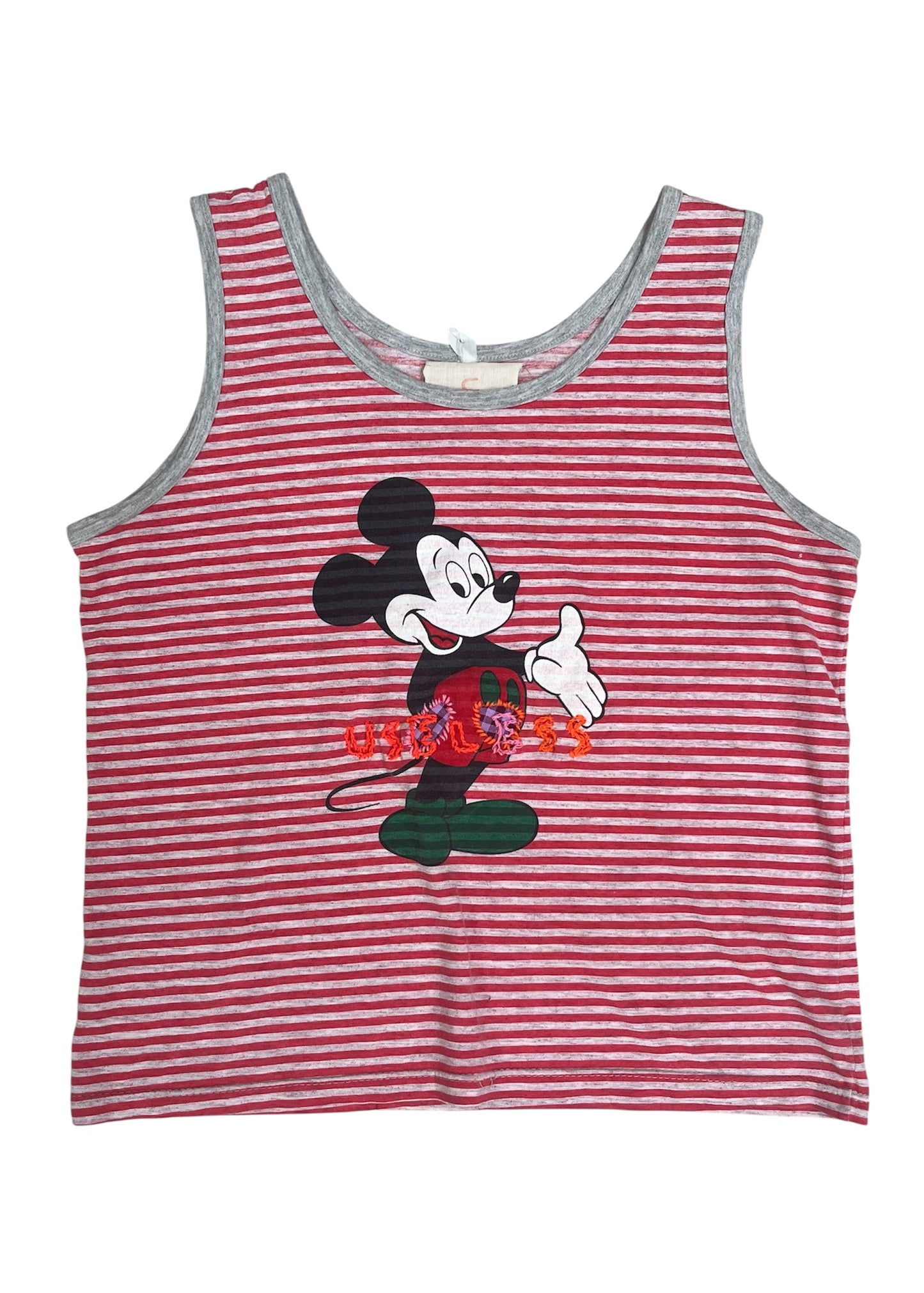 Hand embroidered Patched Mickey Vest