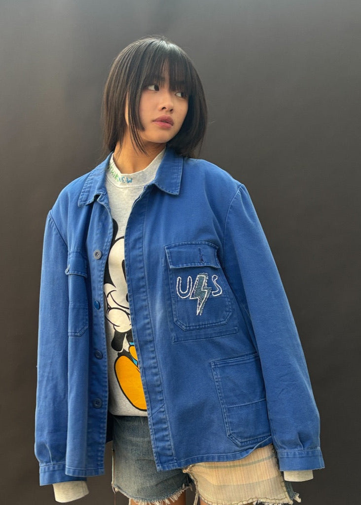 Blue Bolt Worker Jacket