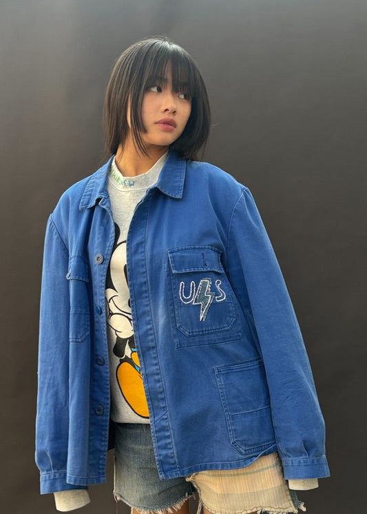 Blue Bolt Worker Jacket