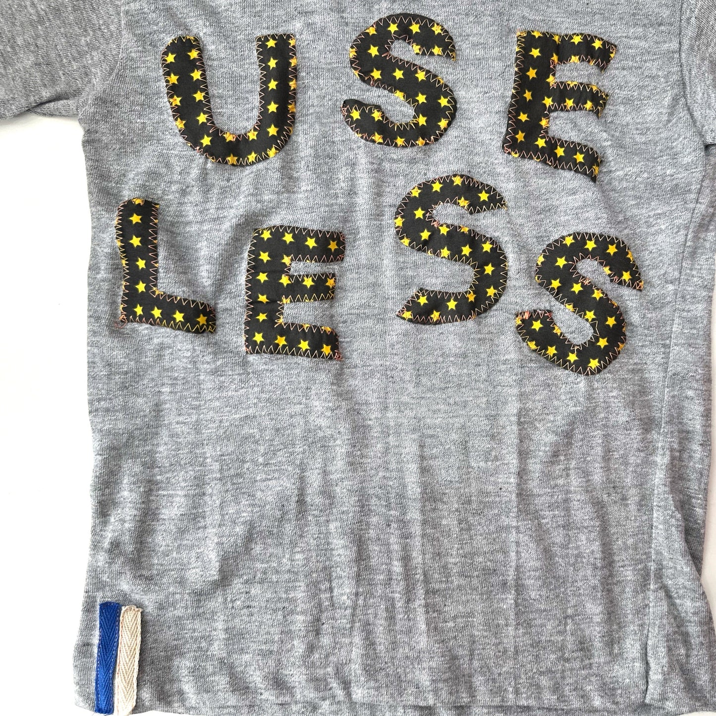 Grey Appliqued T Shirt