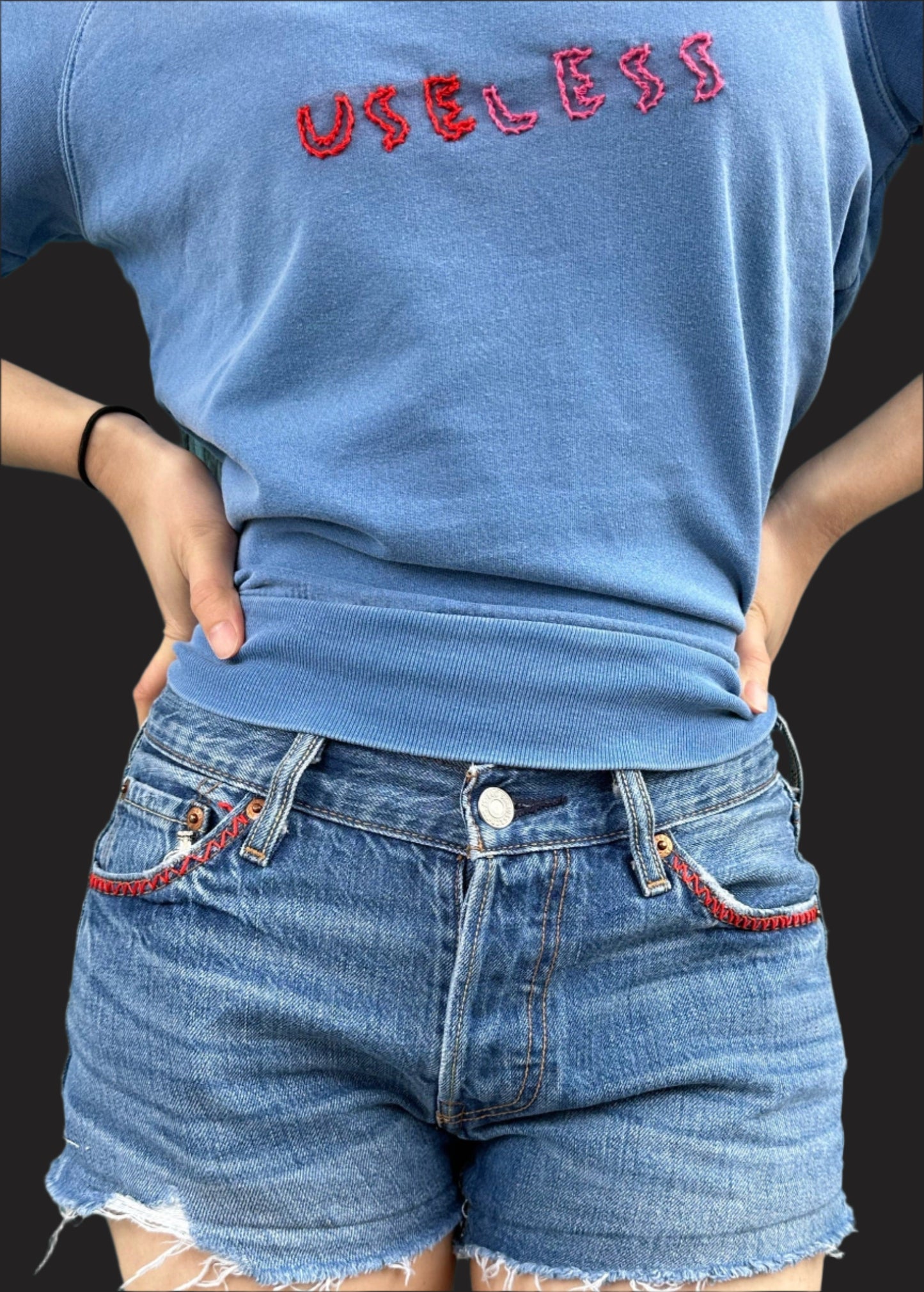Sportif-Style Blue Sweat