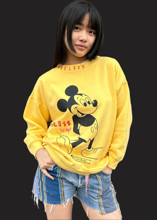 Yellow Mickey Sweat