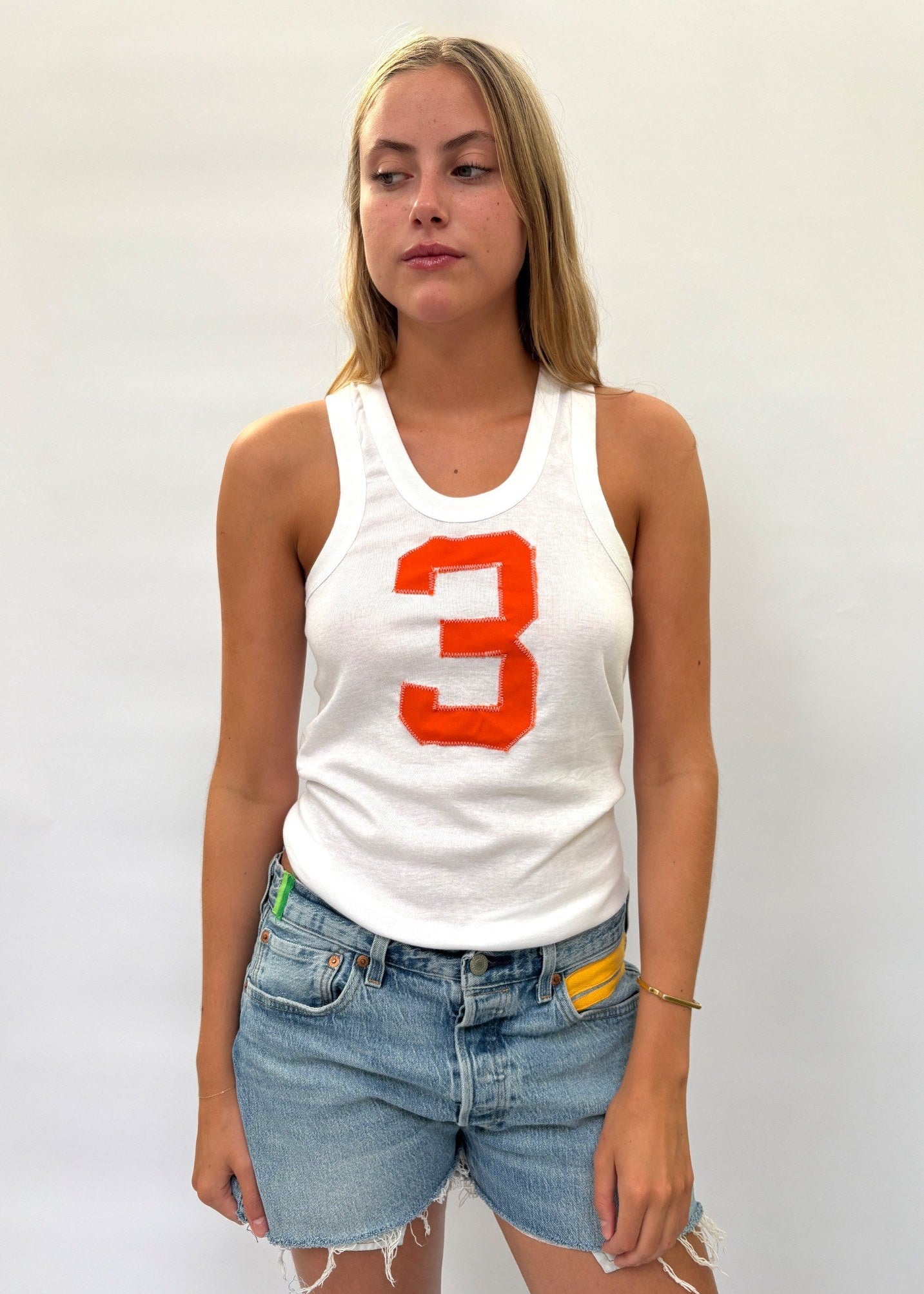 "3" Tank Top