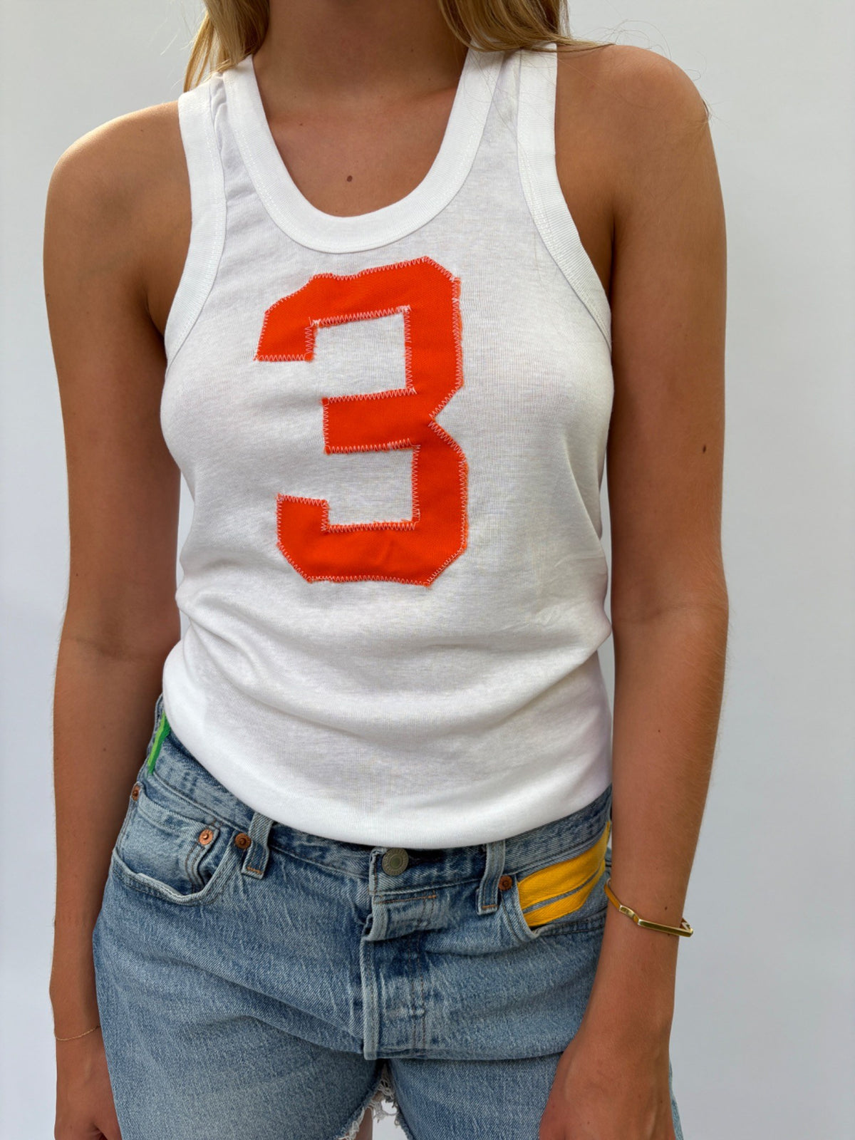 "3" Tank Top