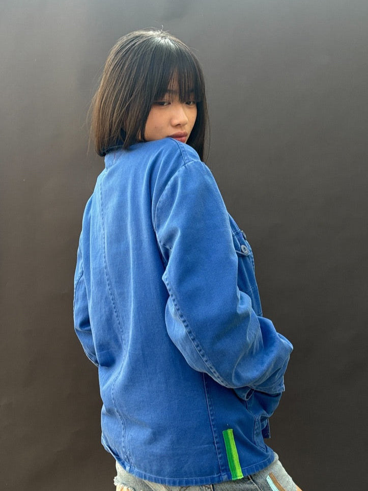 Blue Bolt Worker Jacket