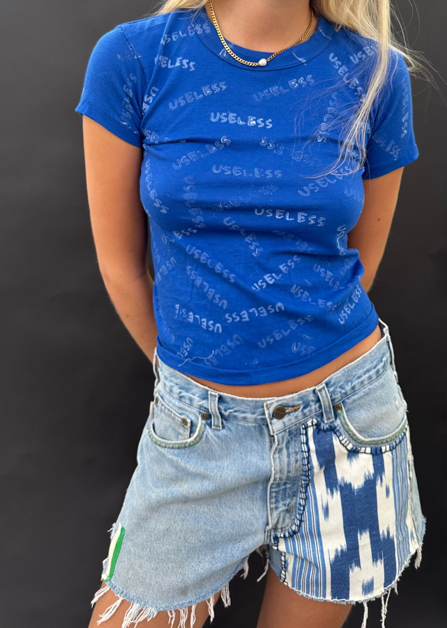Blue Stamp T Shirt