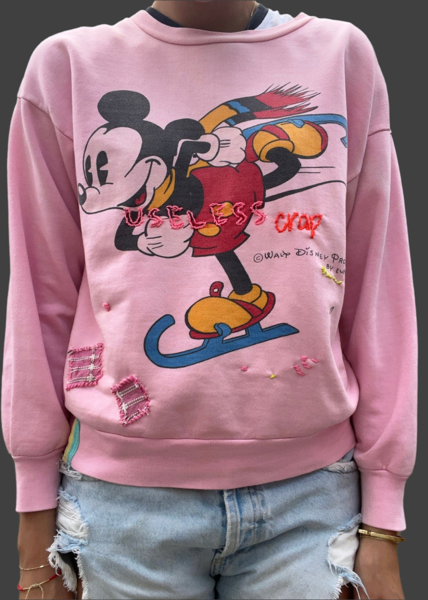 Pink Mickey Mouse Sweat
