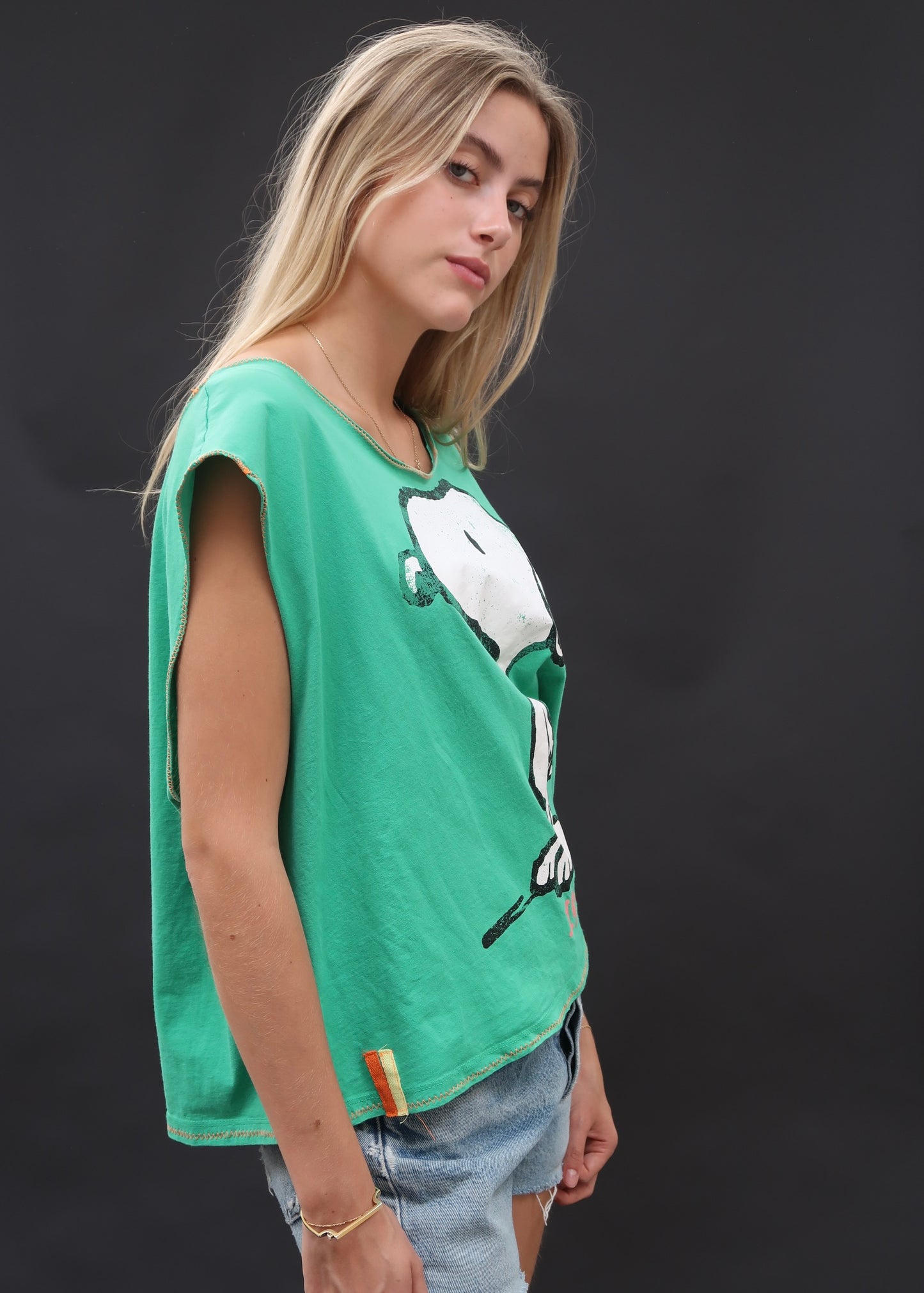 Snoopy T Shirt Green