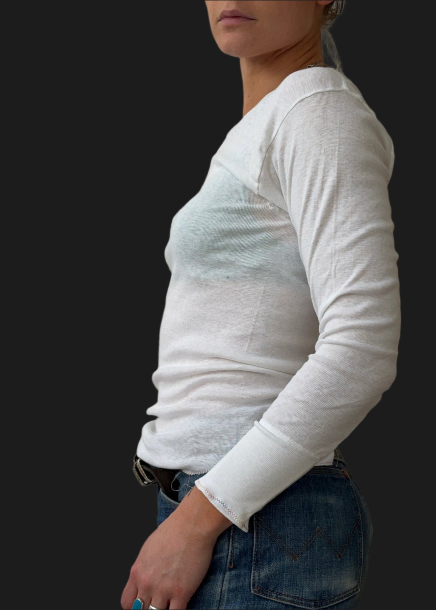 Long Sleeve White T Shirt