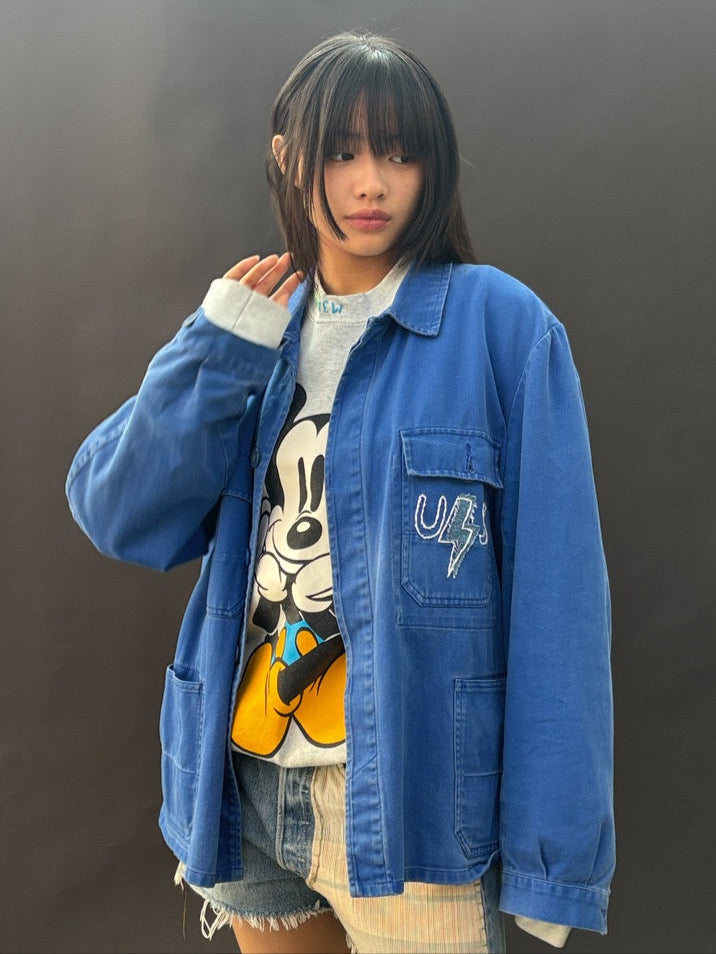 Blue Bolt Worker Jacket