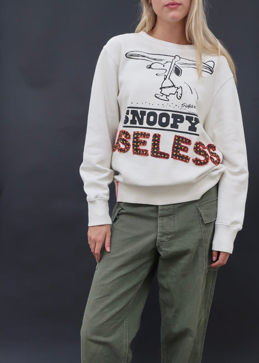 Snoopy Sweat White