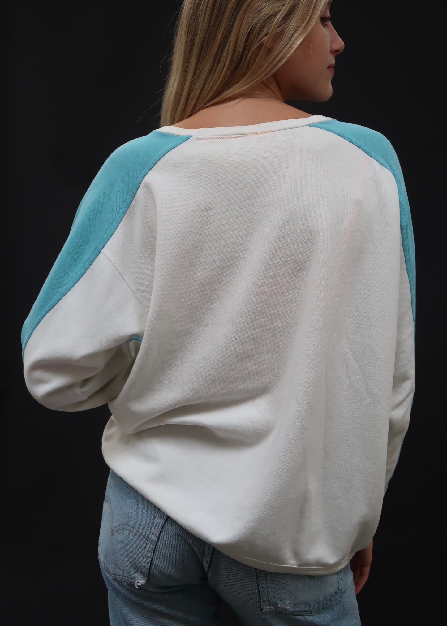 Blue and White Snoopy Sweat