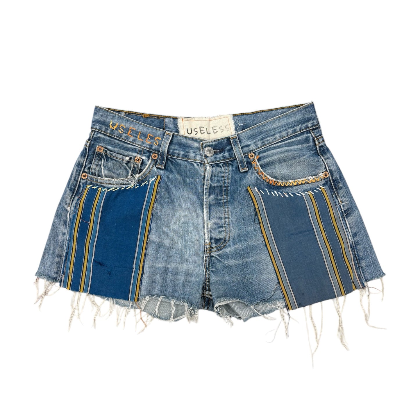 Patched Levi's Cut-Offs