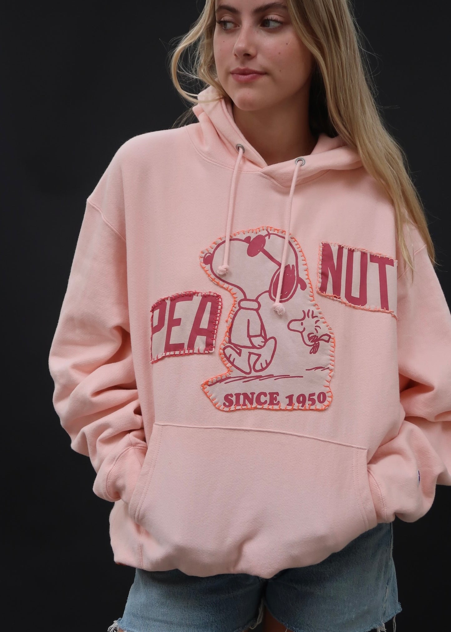 Peanuts Hoodie Pink