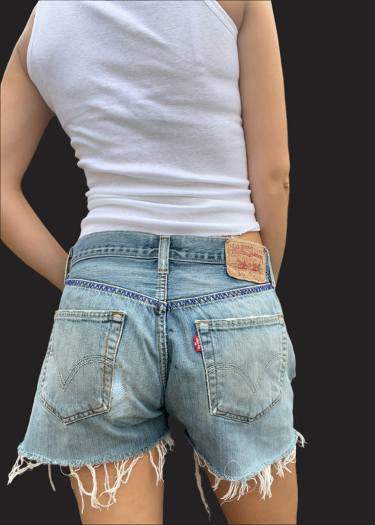 Levi's Cut-Offs with Blue and White Tabs