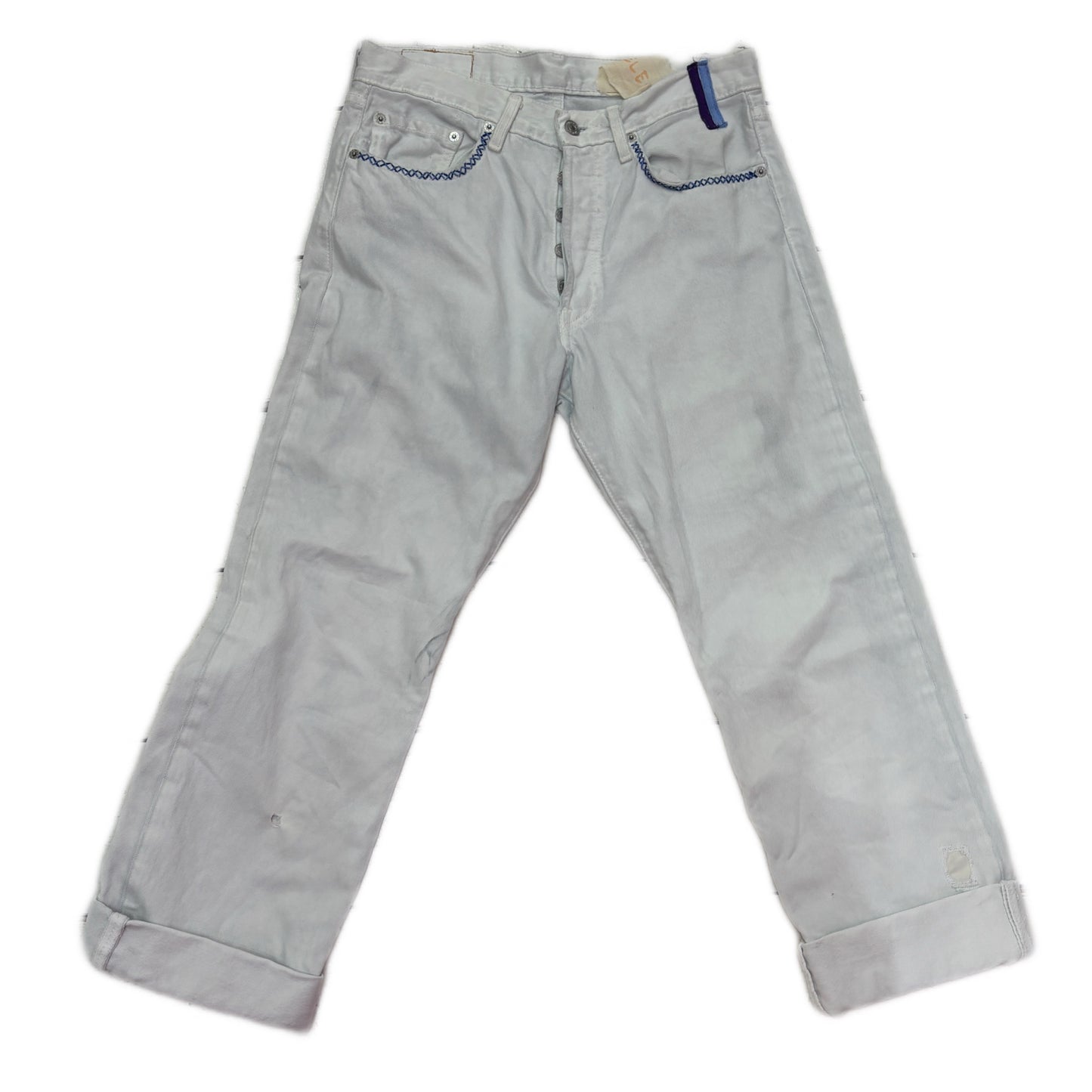 Bleached Embroidered Levi's