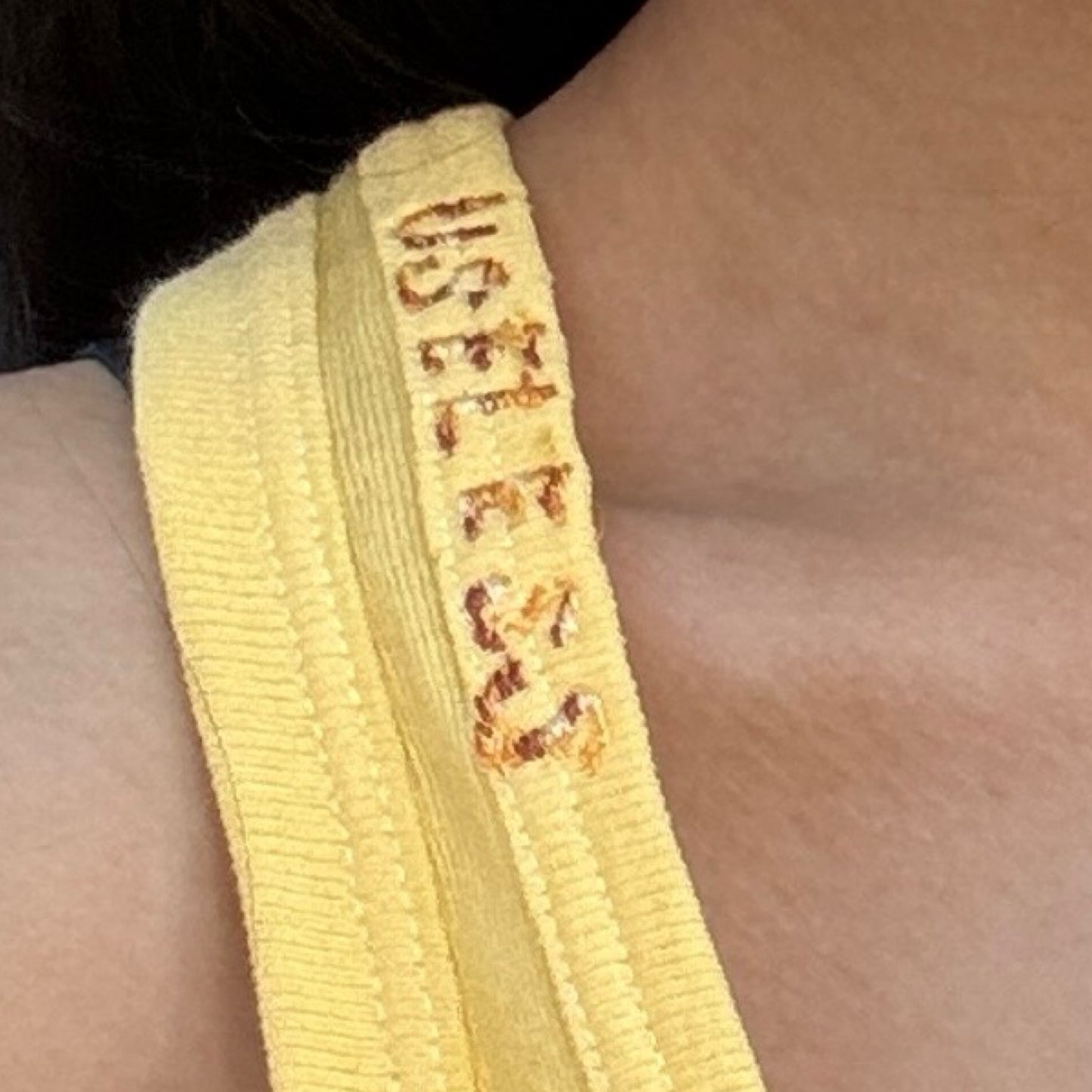 Yellow Racer Back Vest
