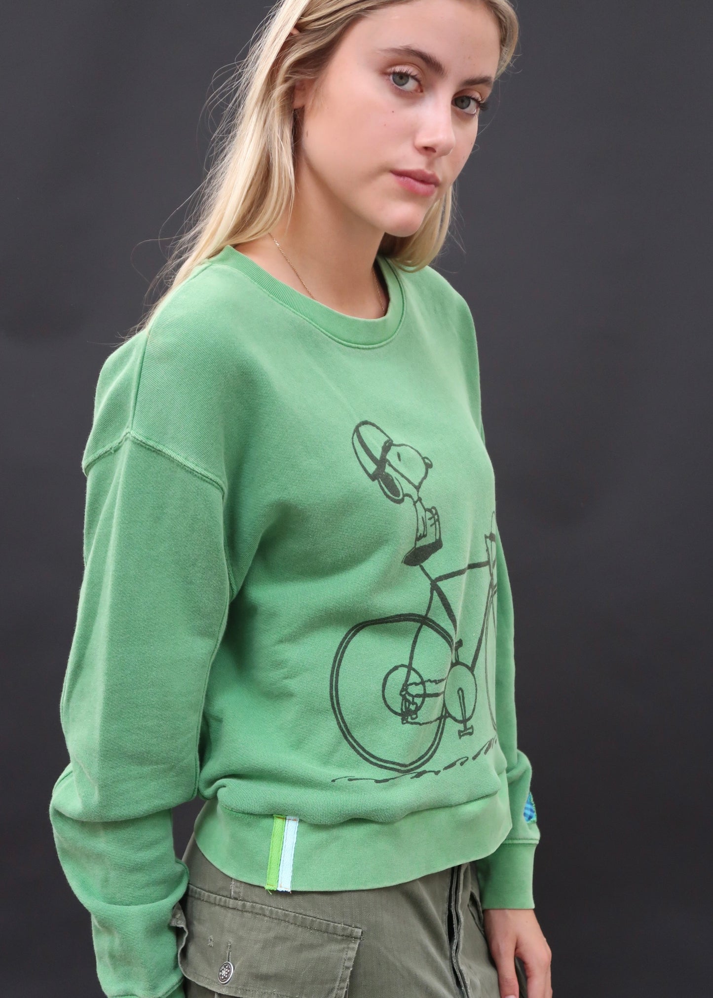 Snoopy Sweatshirt Green