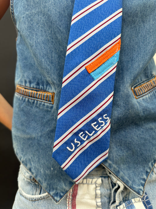 Embroidered Tie