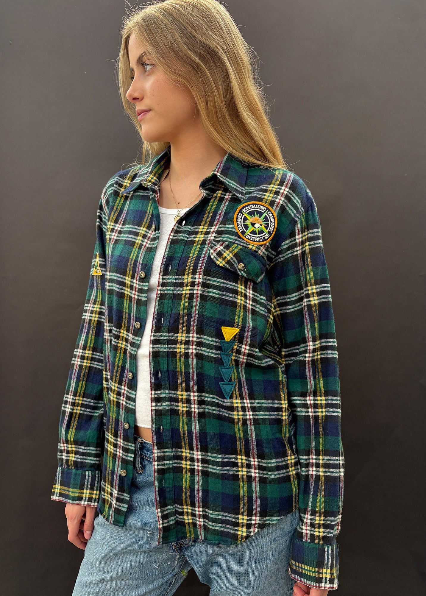 Green Plaid Shirt