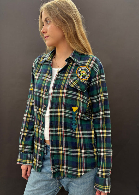 Green Plaid Shirt