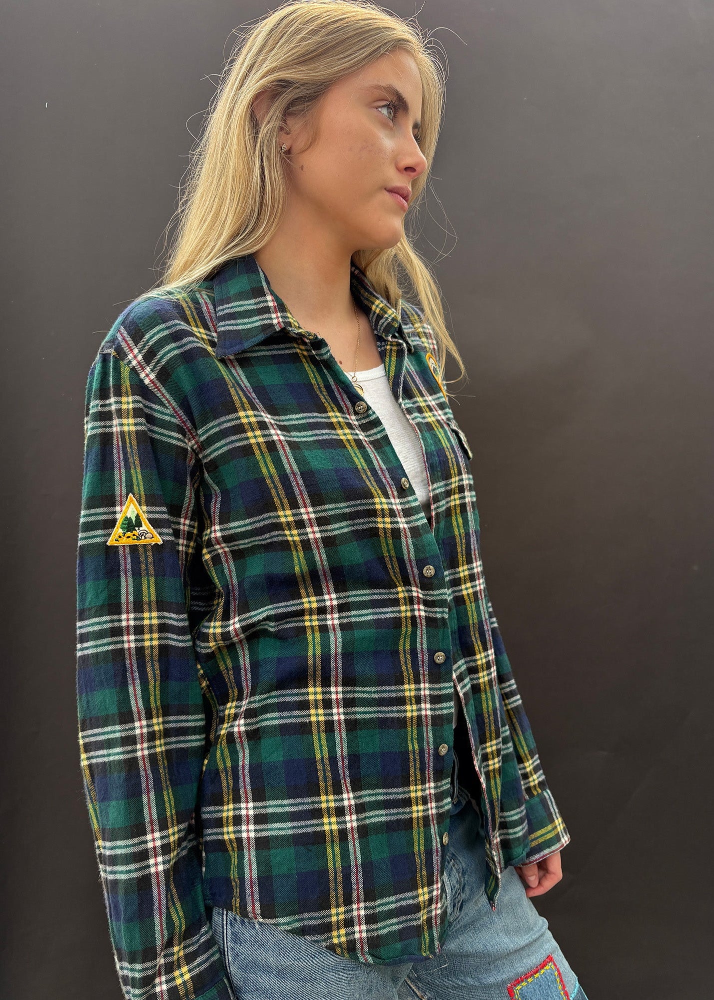Green Plaid Shirt