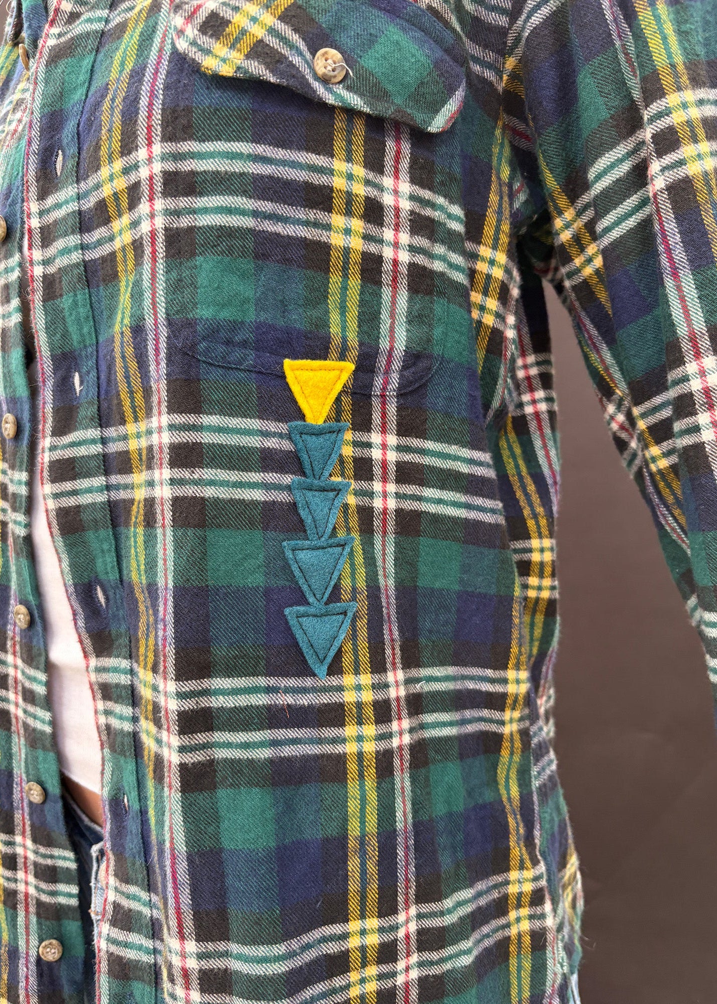 Green Plaid Shirt