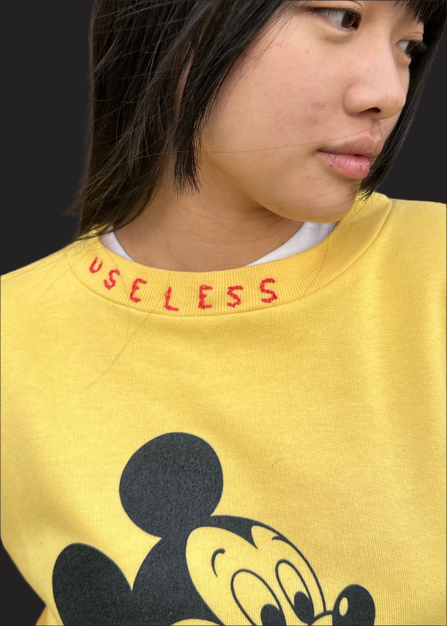 Yellow Mickey Sweat