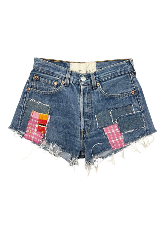 Patched Denim Levi's Cut Offs
