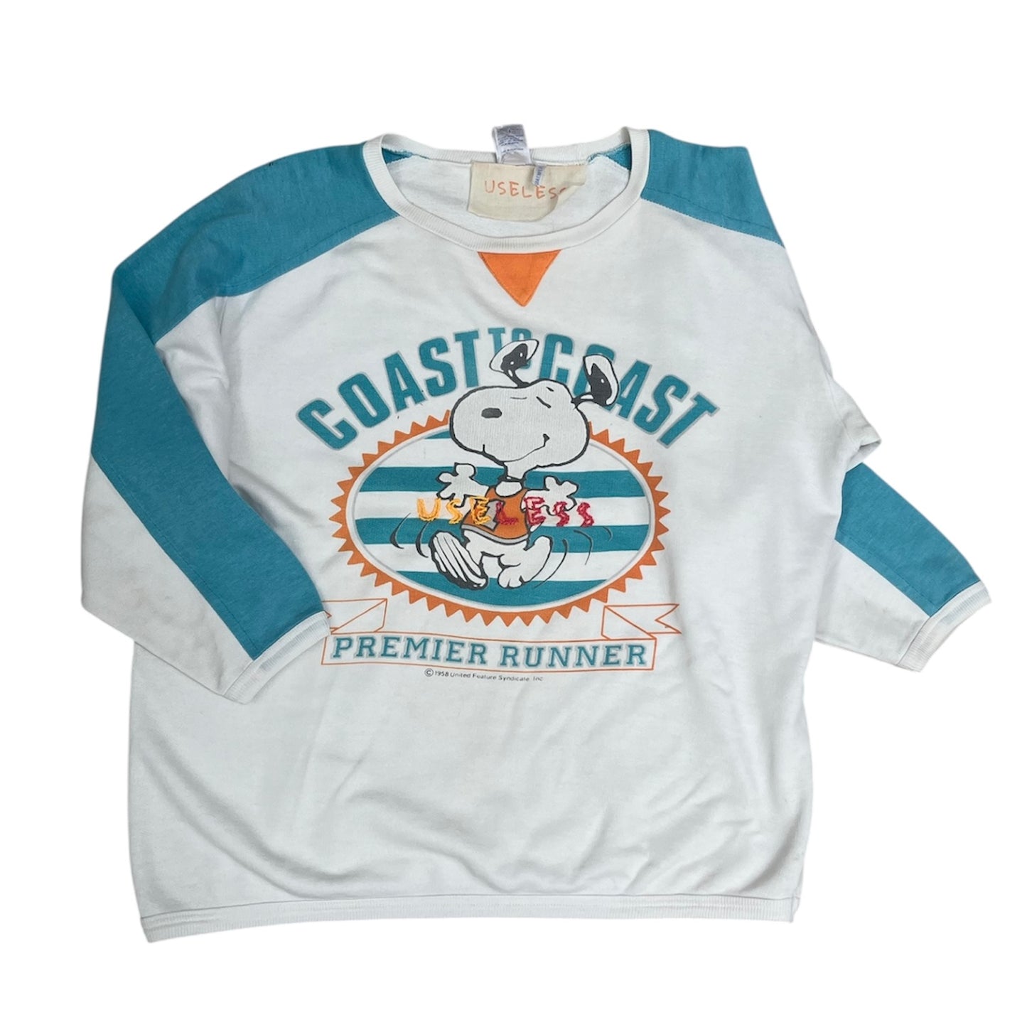 Blue and White Snoopy Sweat