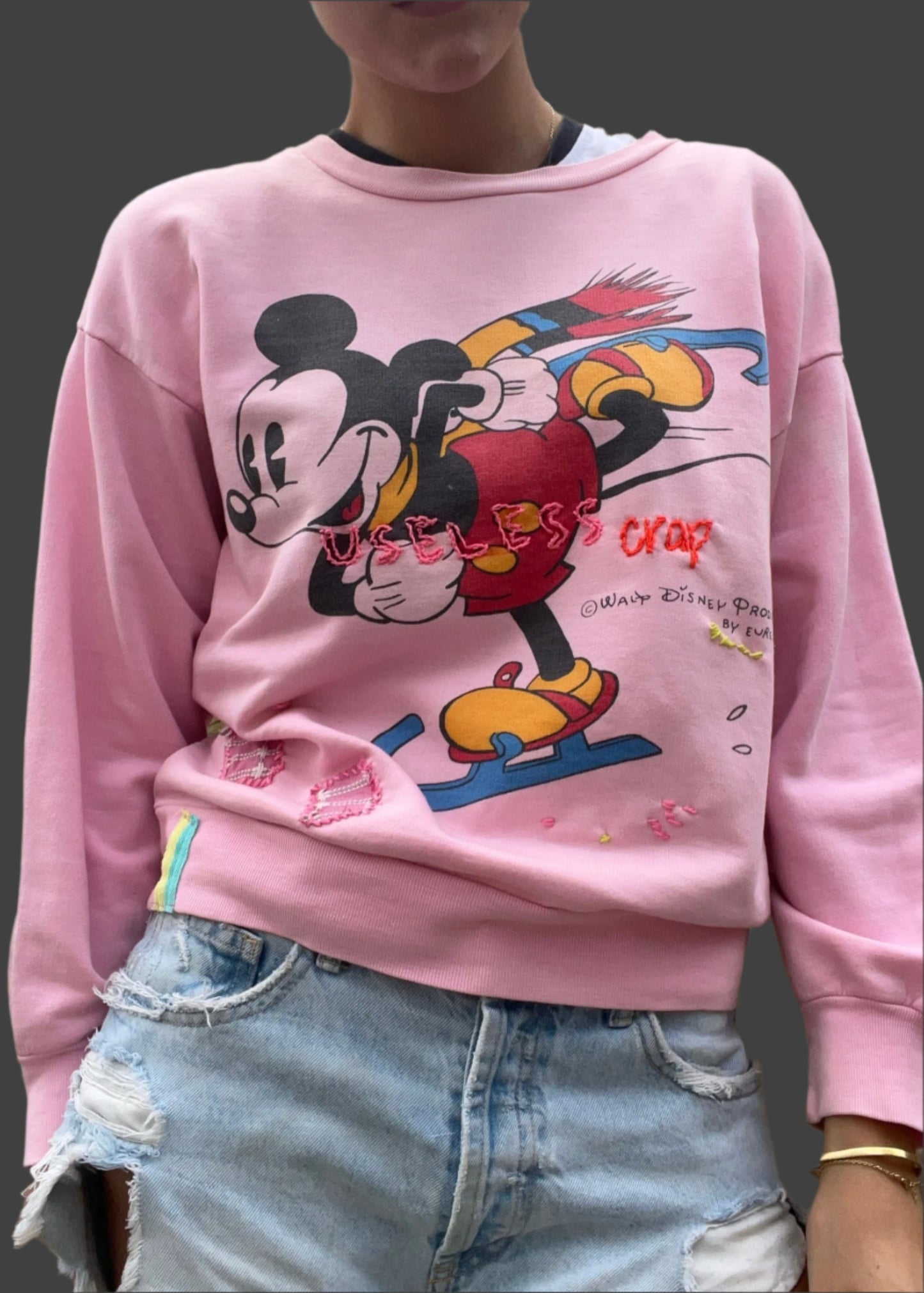 Pink Mickey Mouse Sweat